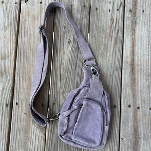 Free People Hudson Sling Bag Suede